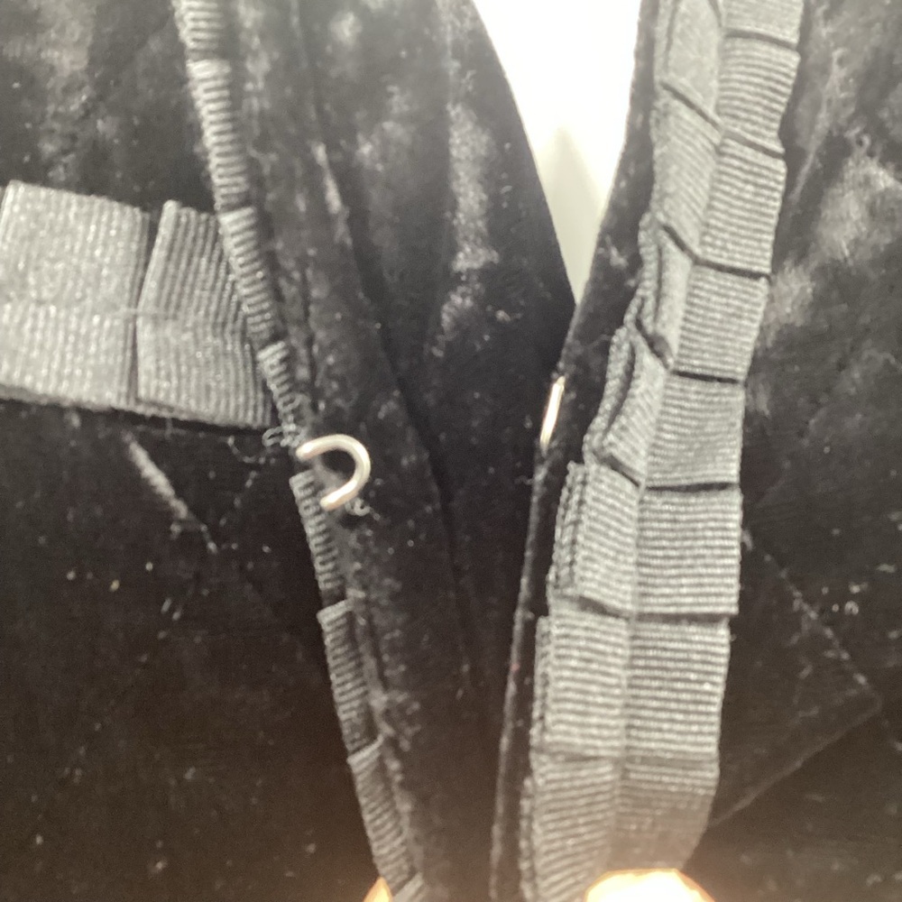 Talbots Black Velvet Jacket - Picture 5 of 10